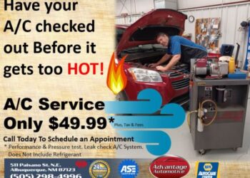 AC Check Up - Auto Repair Albuquerque | Advantage Automotive